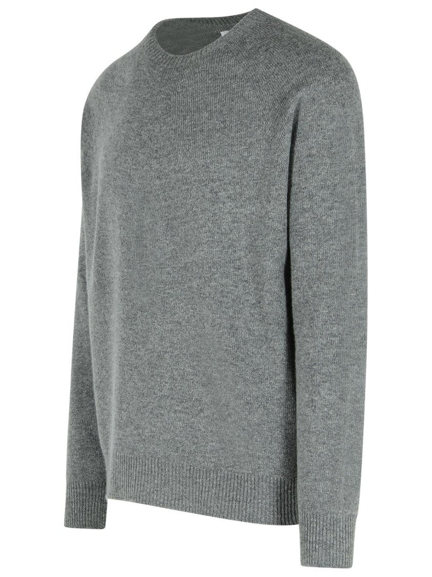 Jil Sander Grey Virgin Wool Blend Sweater