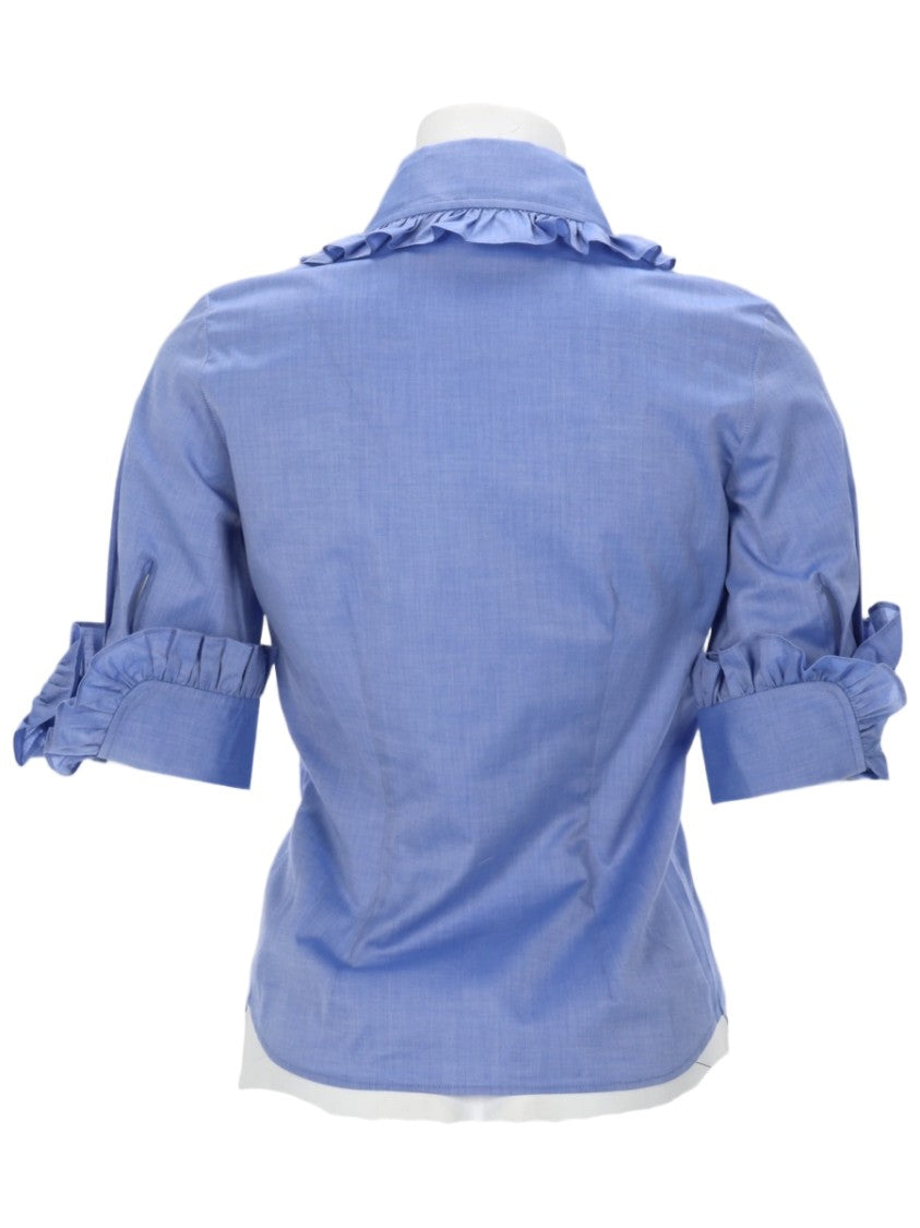 Vivienne Westwood Toulouse Frill Ruffled Cotton Shirt