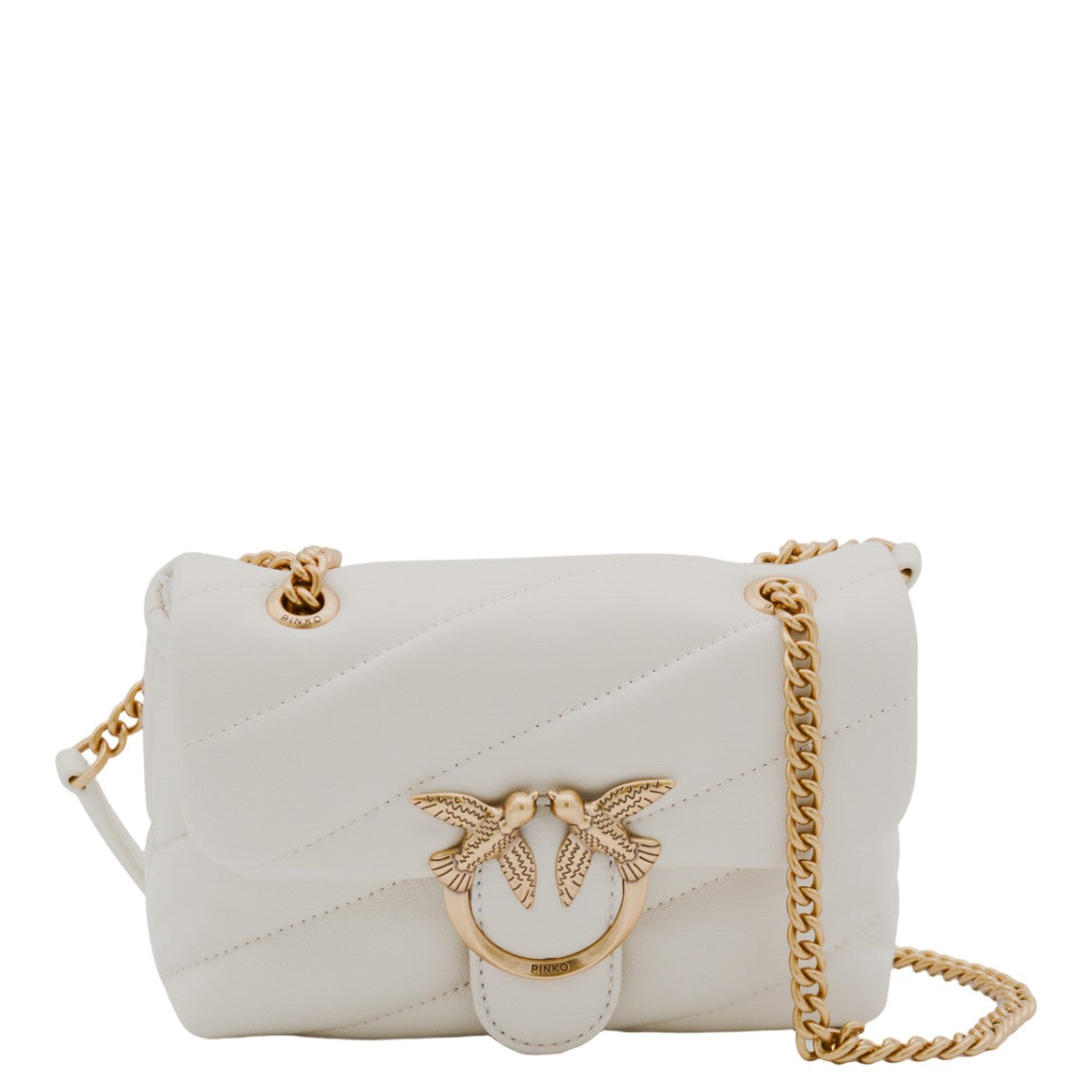 Pinko Small Quilted Bag With Distinctive Bird Clasp