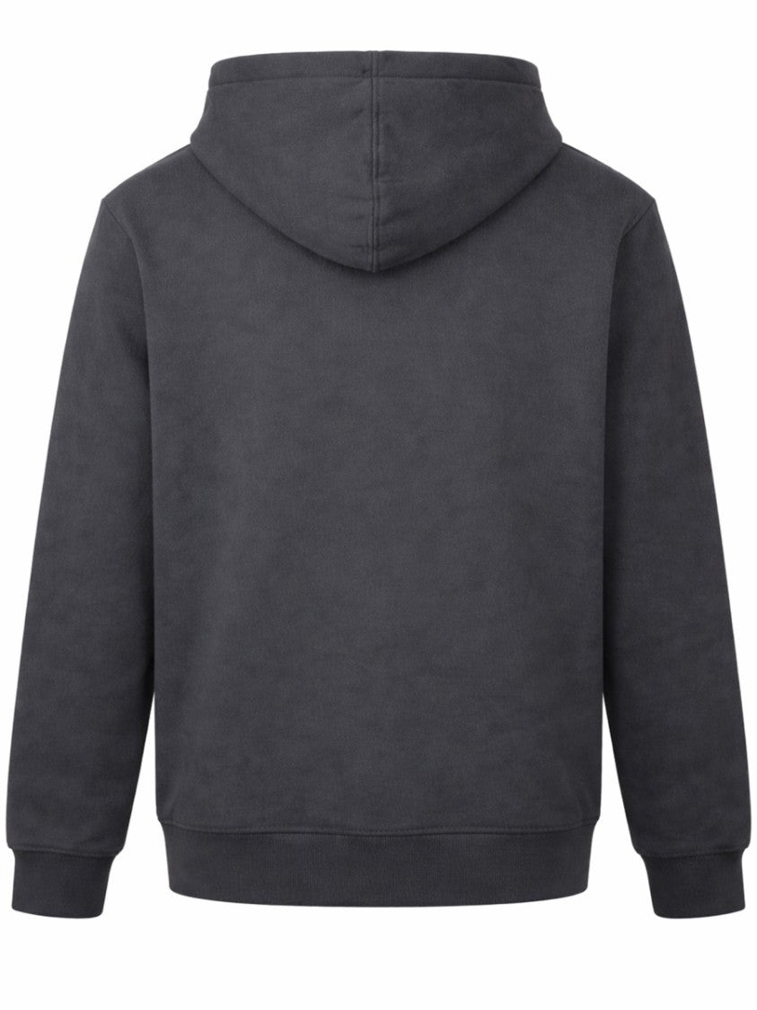 A.P.C. Grey Biological Cotton Hooded Sweatshirt