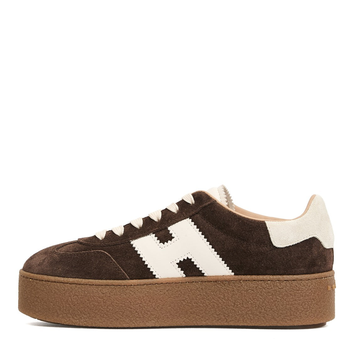 Hogan H698 Brown Suede Sneakers