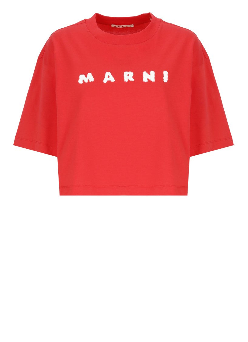 Marni Scribbled Logo T-Shirt