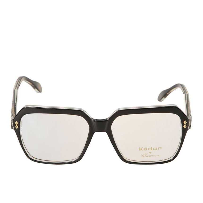 Kador Giada Glamour Oversized Geometric Sunglasses With Textured Gold Temples