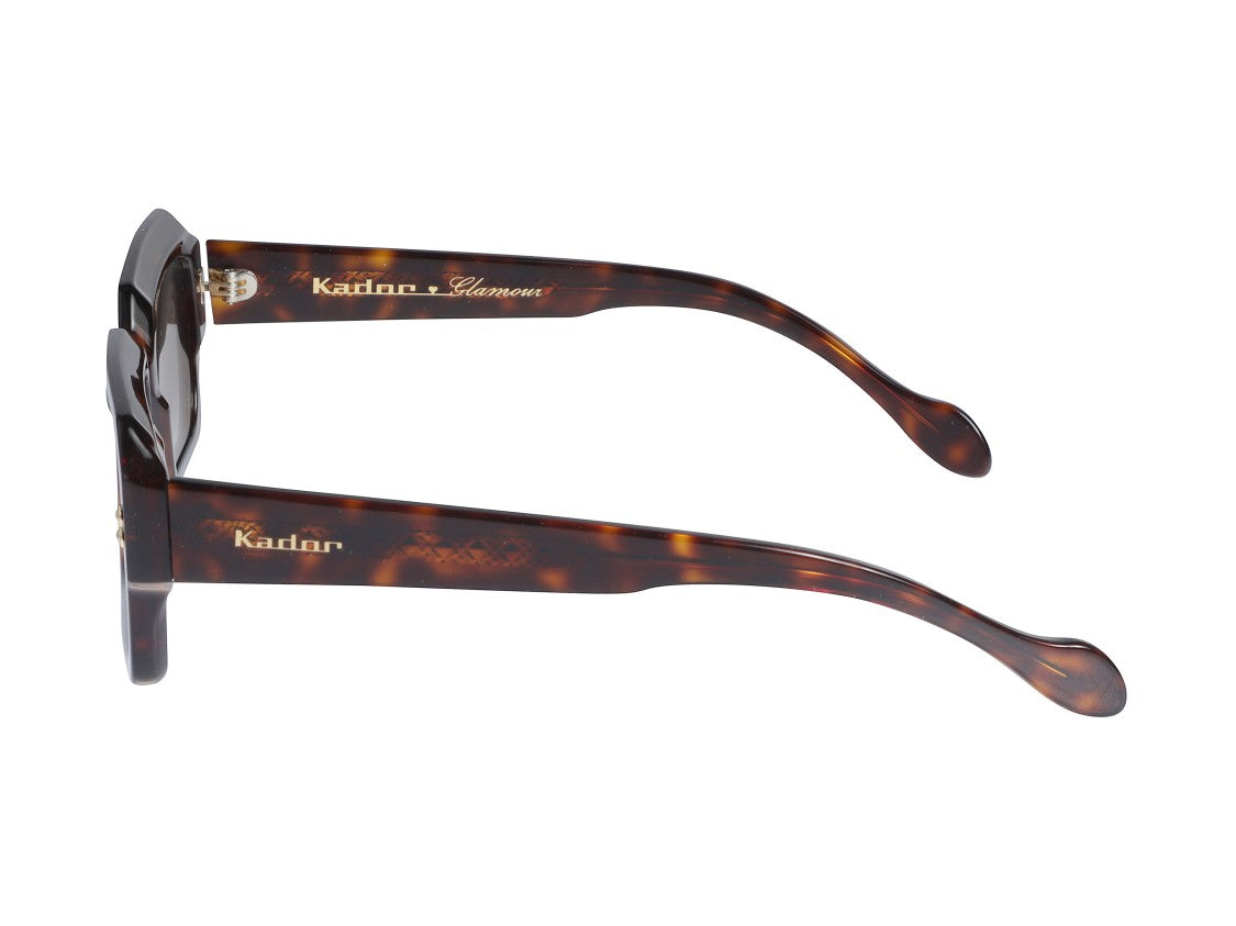 Kador Tortoiseshell Evy Glamour Gradient Oversized Square Sunglasses