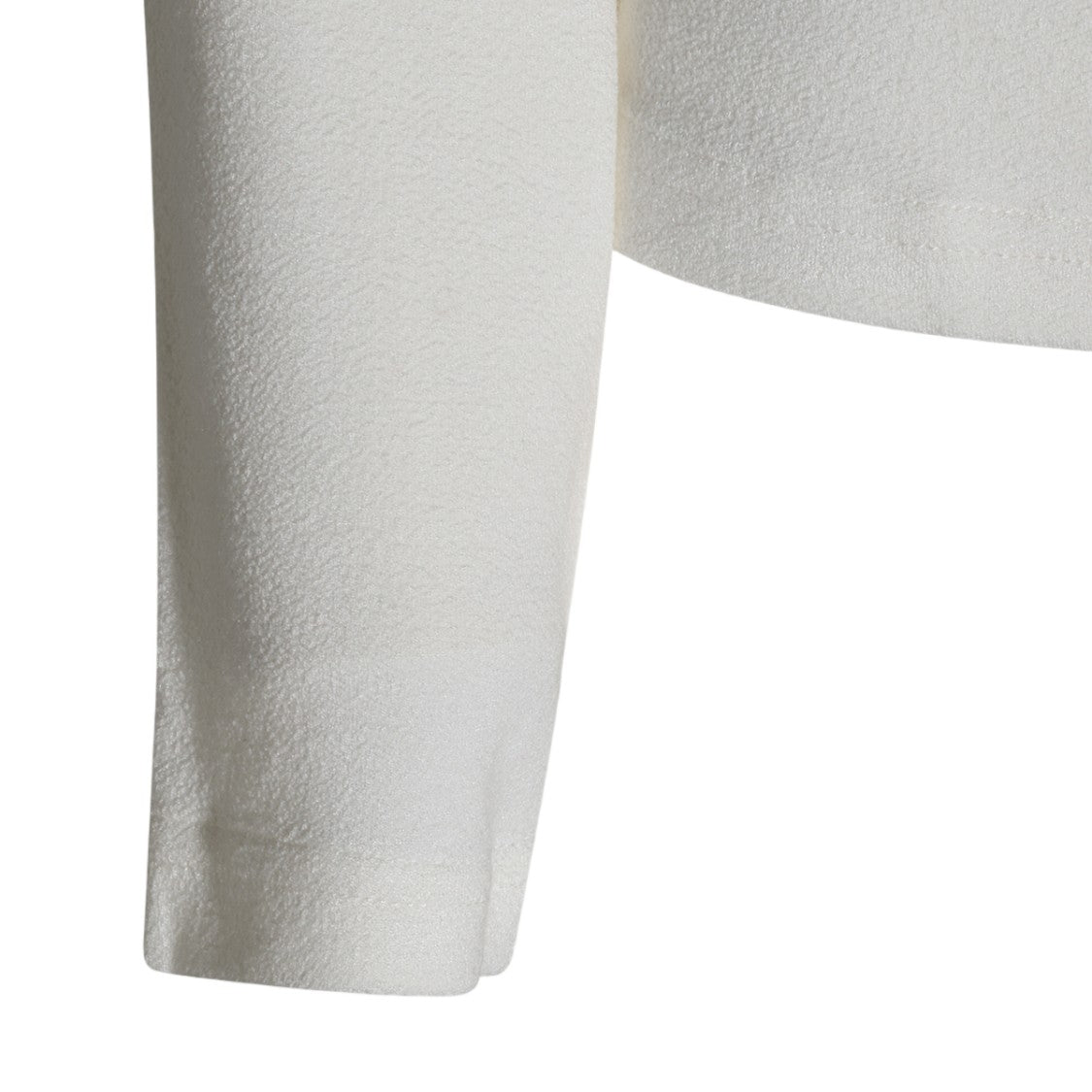 Farm Rio White Textured Floral Applique Fitted Top