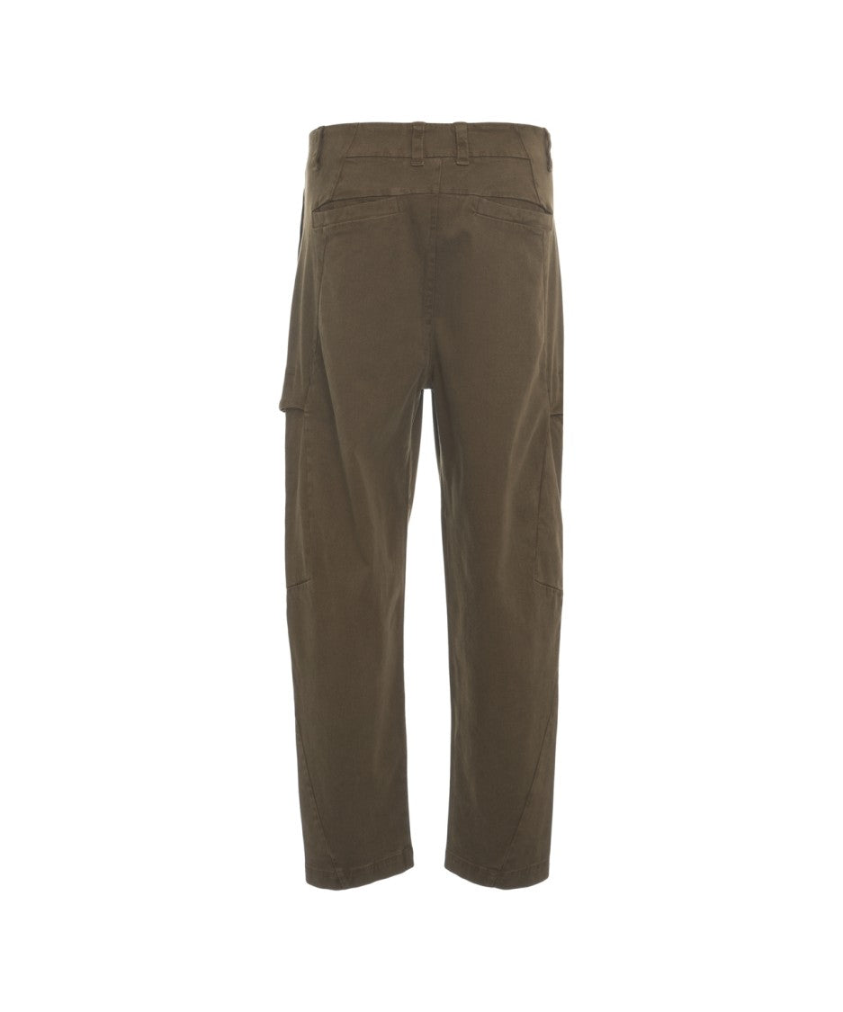 Transit Relaxed Fit Cropped Cargo Pants With Practical Side Pockets