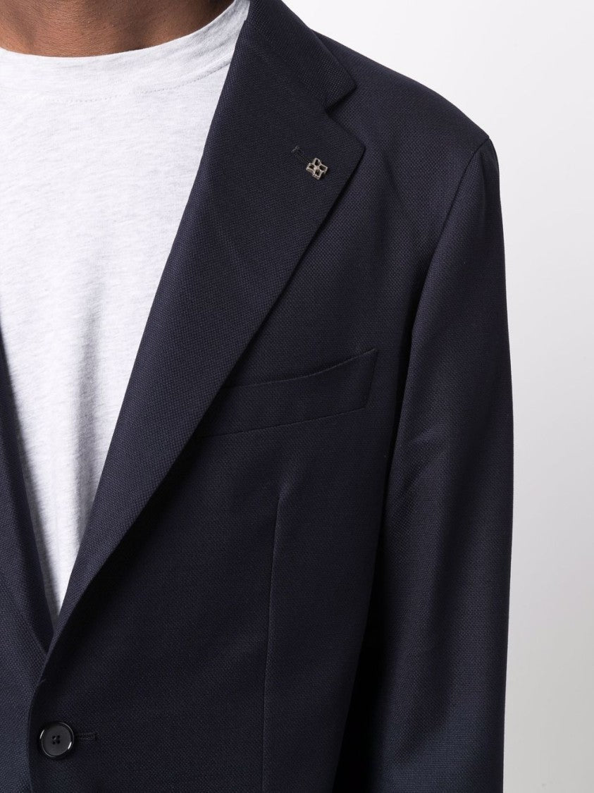 Tagliatore Montecarlo Tailored Black Jacket