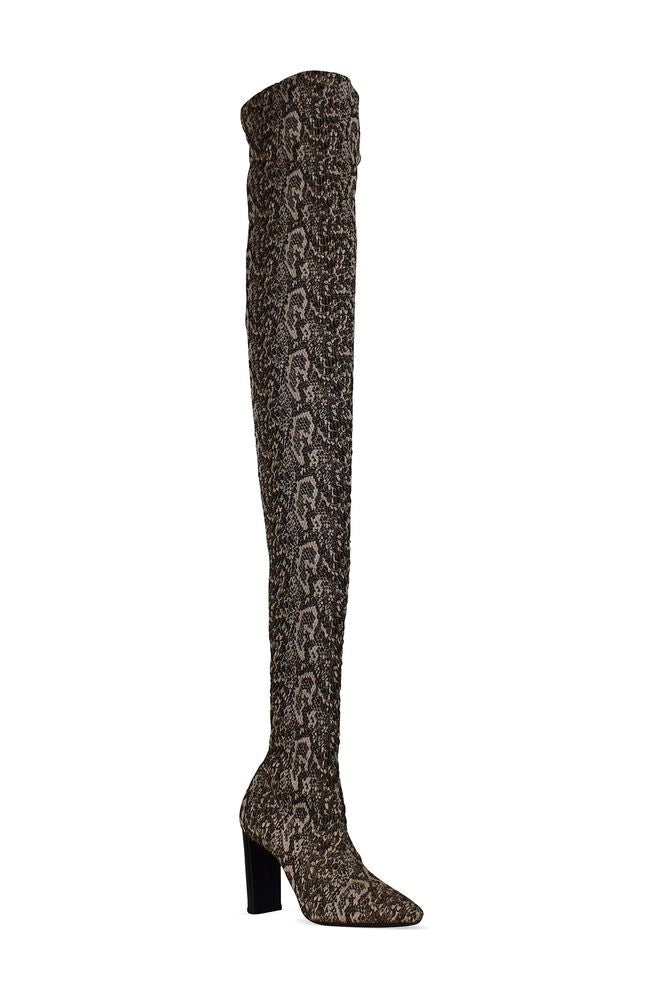 Saint Laurent Moon Thigh-High Boots