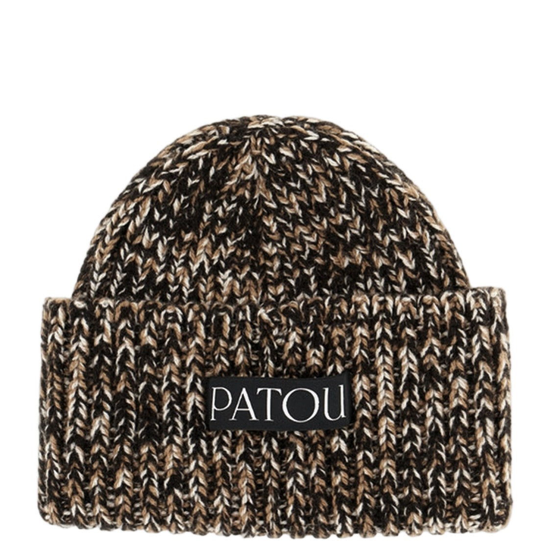 Patou Marled Logo Wool-Blend Hat