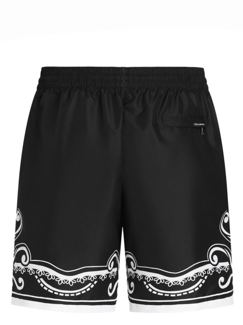 Dolce & Gabbana Mare Nero Swim Shorts