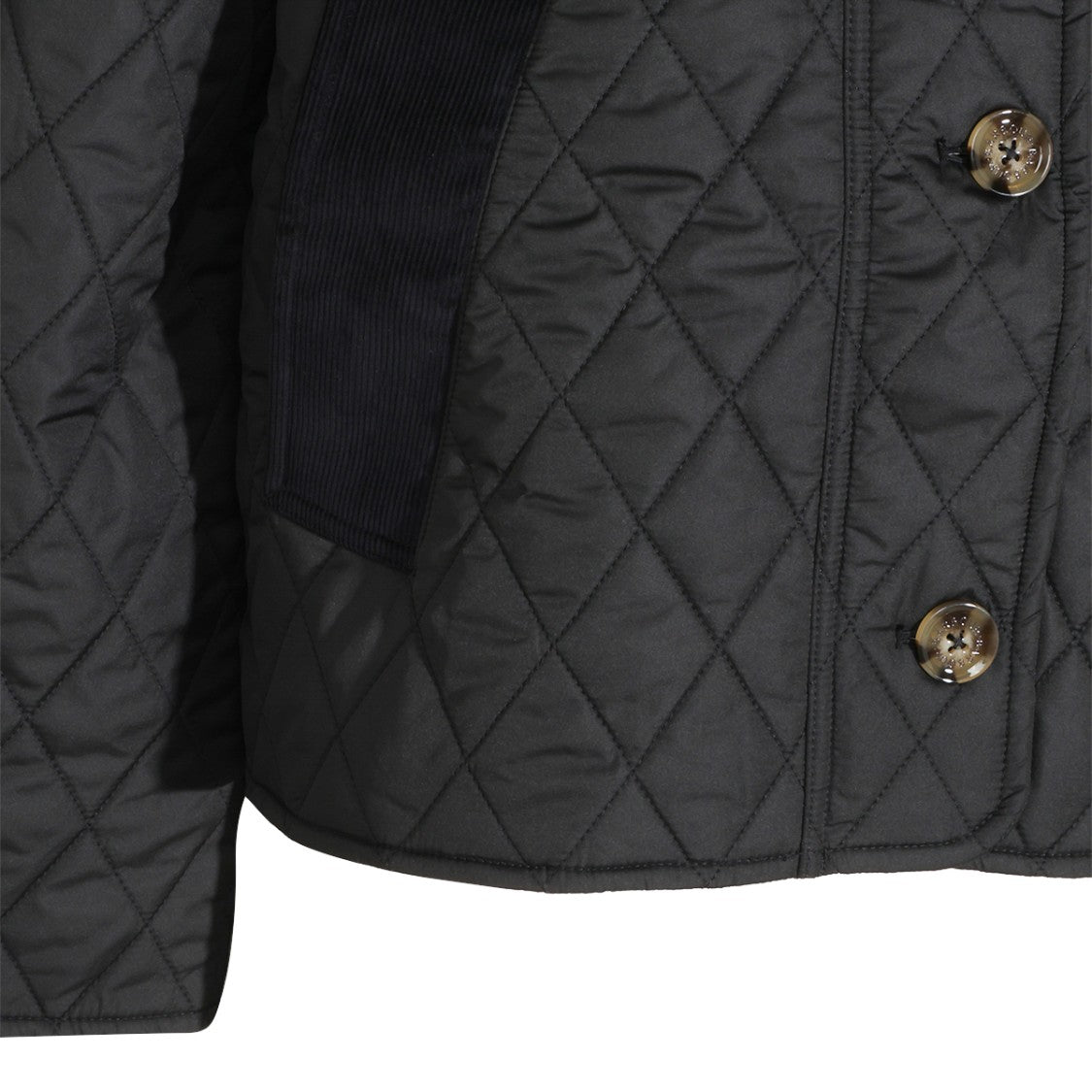 Barbour Quilted Corduroy Accent Short Coat