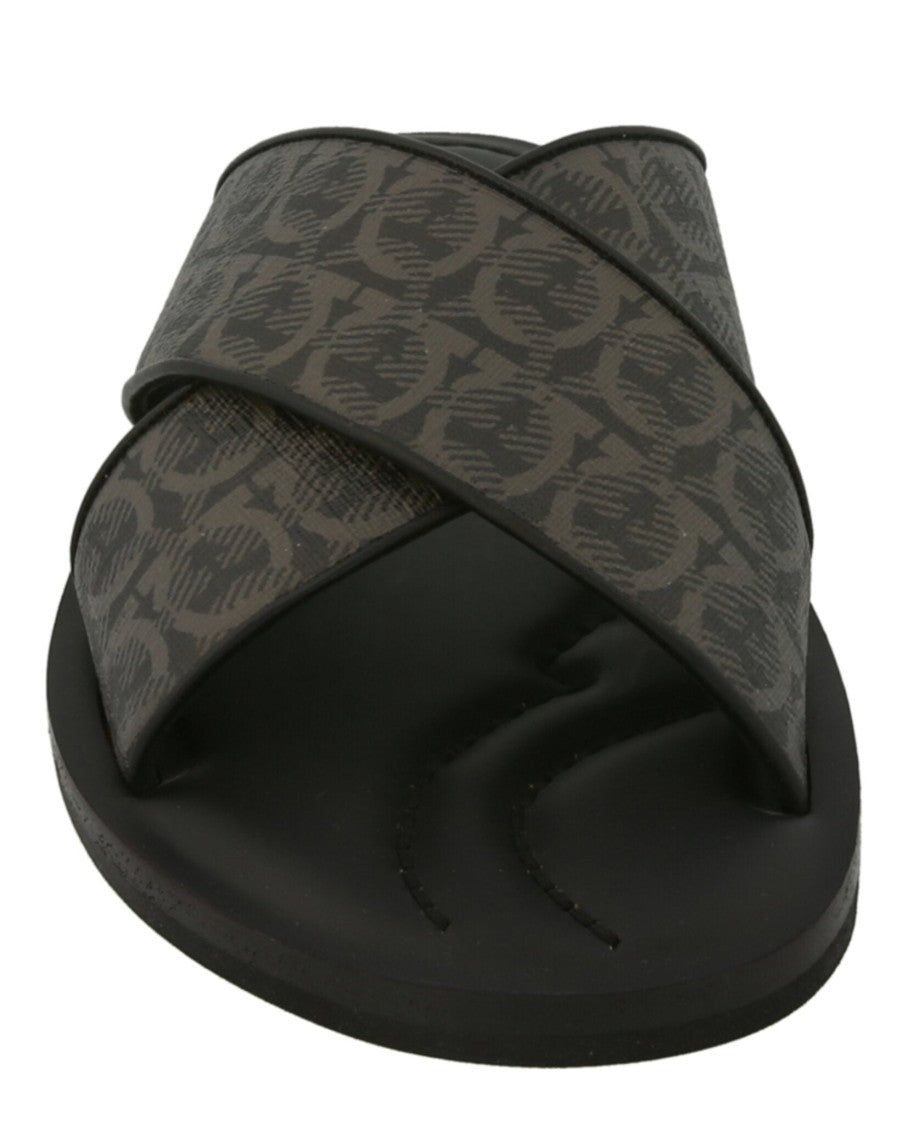 Ferragamo Sion Gancini Sandals