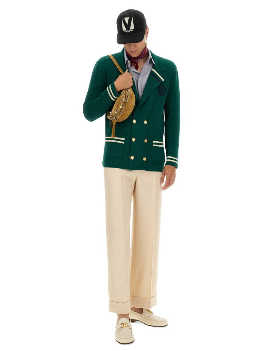 Valentino Cotton And Wool Jacket