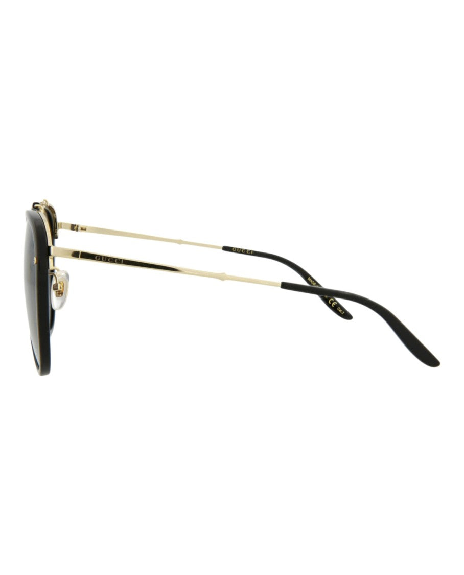 Gucci Aviator Style-Frame Acetate Sunglasses
