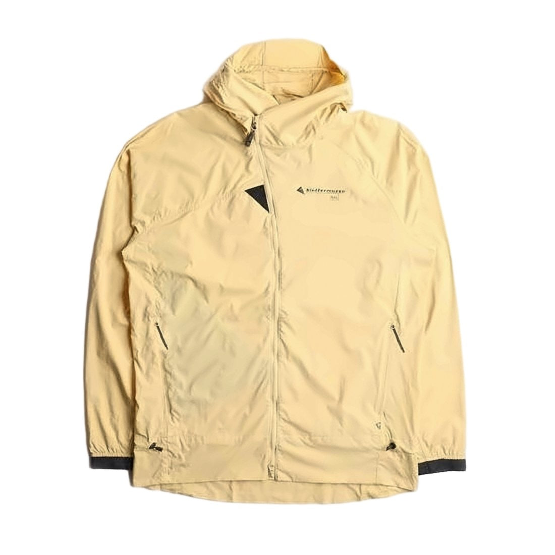 Klattermusen Lightweight Pale Yellow Polyamide Jacket With Hood