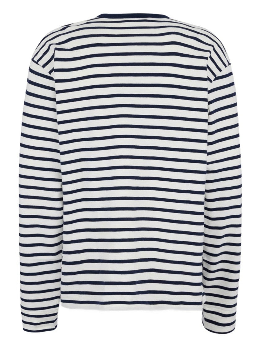 Dsquared2 White Rebels Graphic Long Sleeve Top