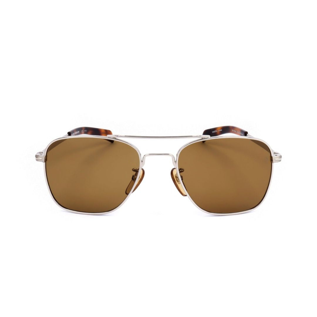 David Beckham Db 7019/S Tortoiseshell-Tipped Metal Frame Sunglasses