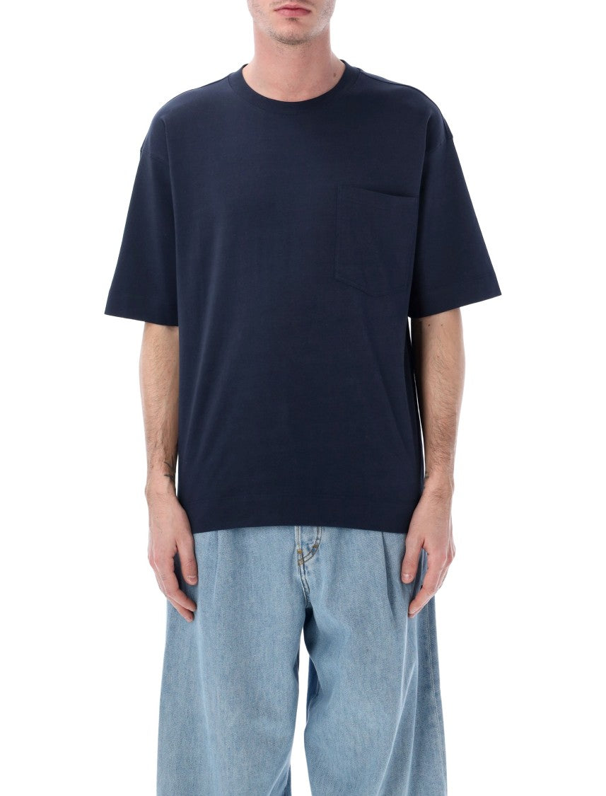 Dries Van Noten Relaxed Fit Crew Neck T-Shirt With Chest Pocket