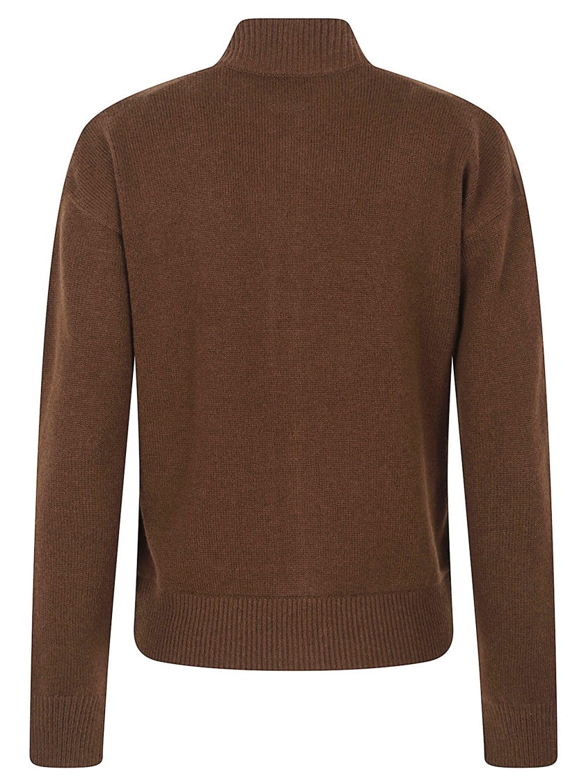 Max Mara Suede-Panel Bomber Cardigan With Wool