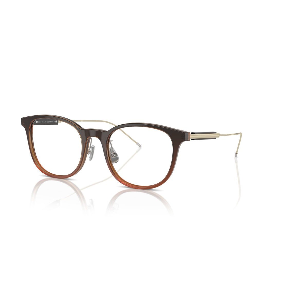 Brunello Cucinelli 0Bc3006 Gradient Acetate Sunglasses With Metallic Temples