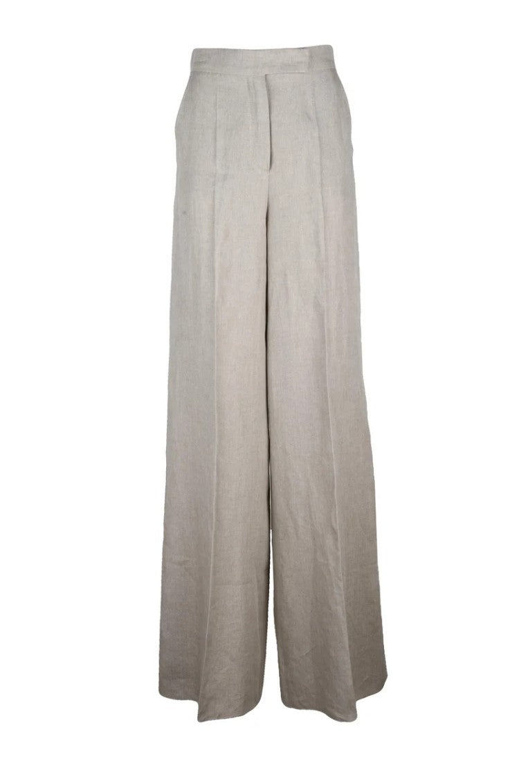 Max Mara Linen Trousers - Beige