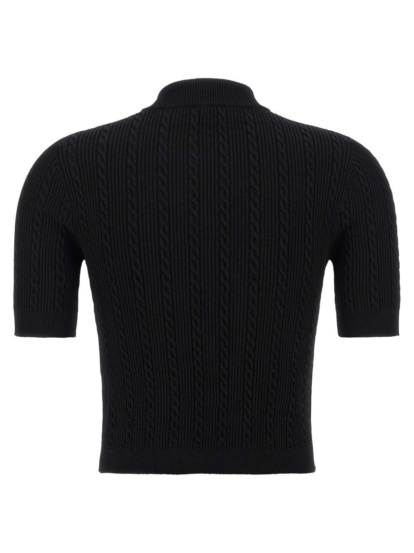 Balmain Short Sleeve Cardigan