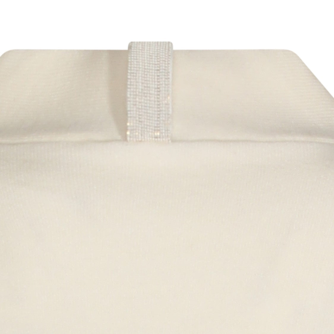 Fabiana Filippi White V-Neck Buttoned Knit Top