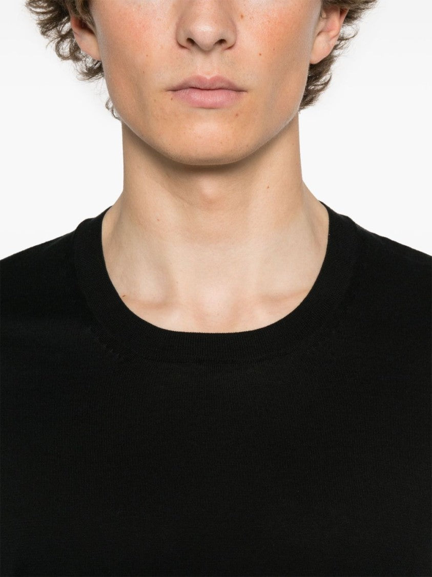 Tom Ford Relaxed-Fit Black T-Shirt With Round Neckline And Contemporary Hem