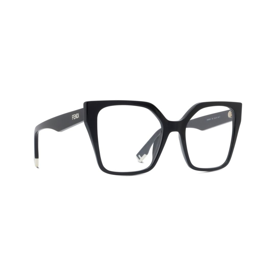 Fendi Fe50002i Oversized Square Frame Eyeglasses
