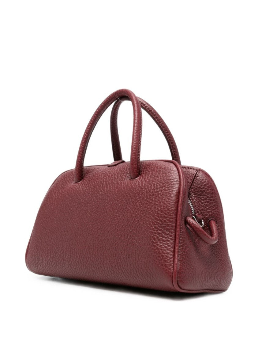 Jacquemus Silk And Nylon Bag With Textured Leather And Knotted Detail