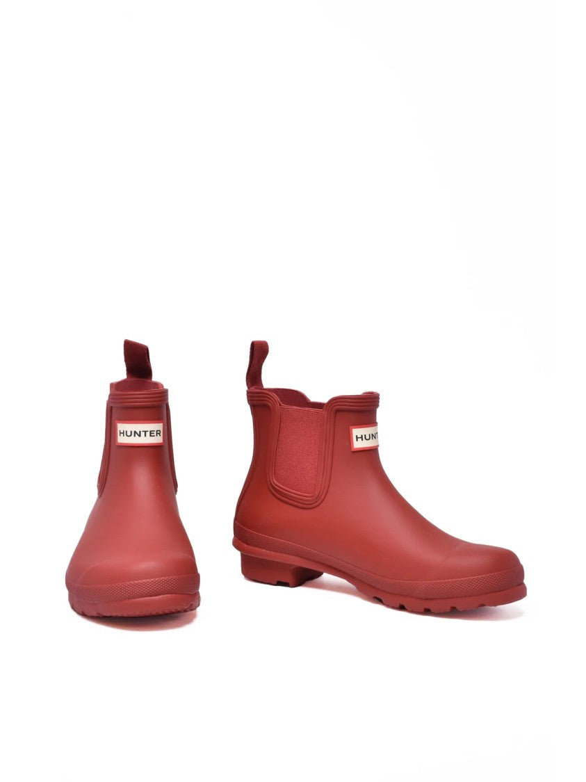 Hunter Red Rubber Galosh Boots