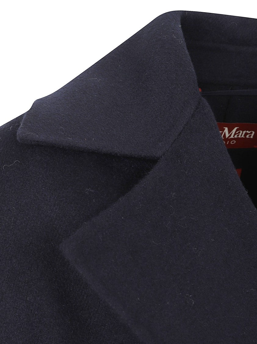 Max Mara Long Wrap Coat With Matching Belt