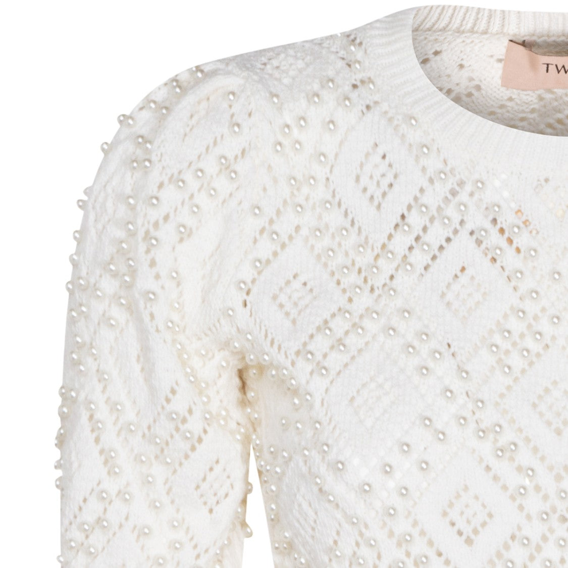 Twin-Set Knit Sweater Collection With Ribbed And Cable Knit Details