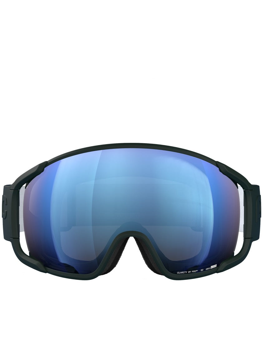 Poc Black Zonula Wraparound Reflective Ski Goggle