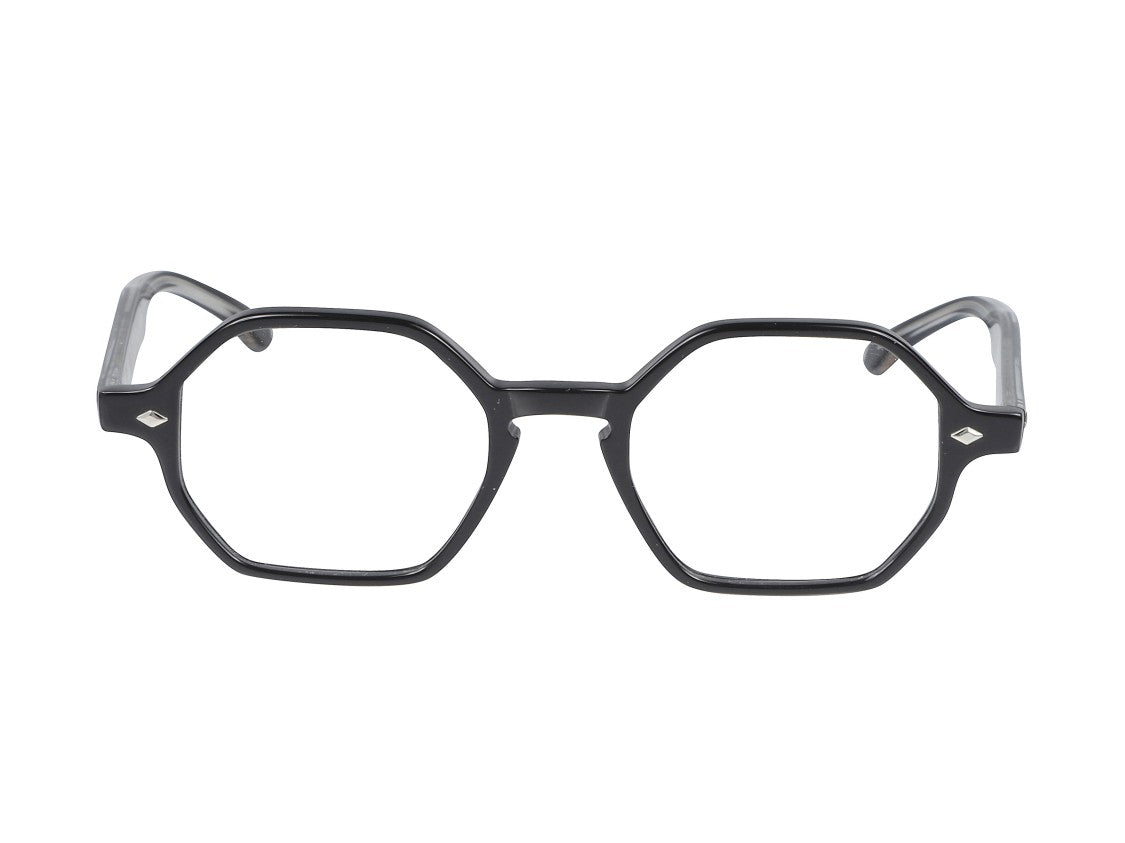 Kador Silver Octagon Octagonal Eyeglasses