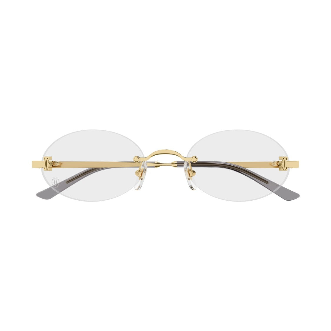 Cartier Ct0594o Rimless Oval Lens Eyeglasses