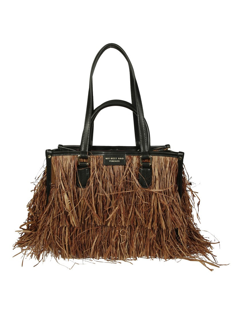 My Best Bag Textured Fringe Detail Shoulder Bag