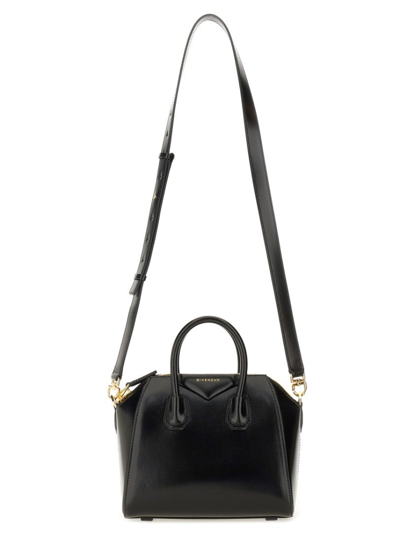 Givenchy Trapezoidal Mini Bag With Glossy Finish And Gold-Tone Hardware