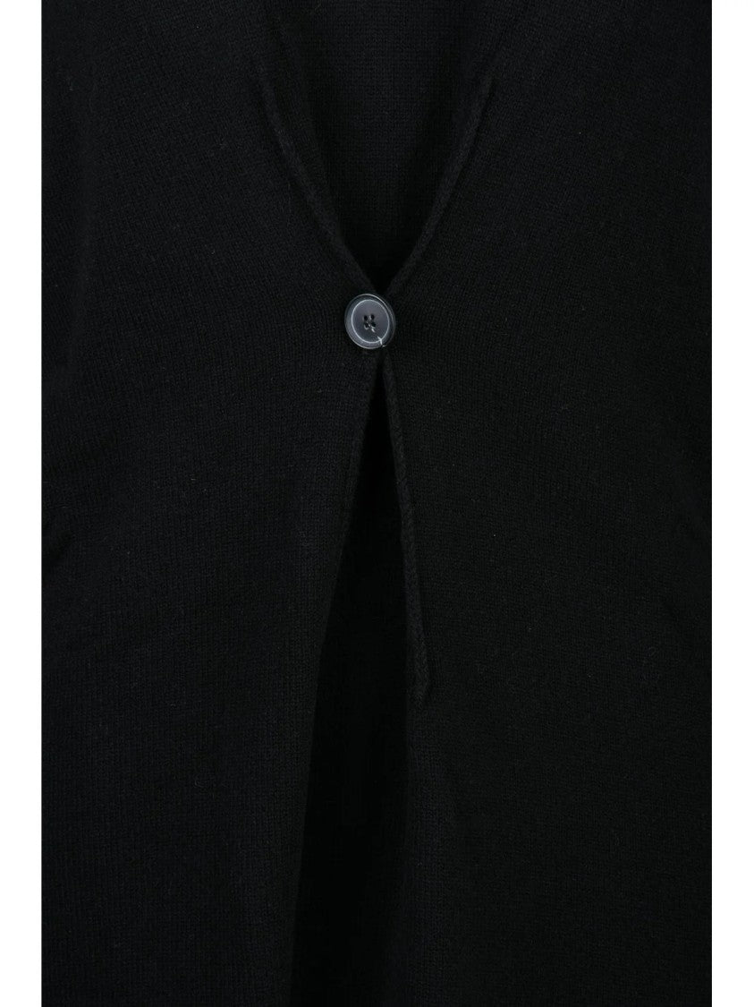 Kangra Kangra Knit Dress With V-Neckline And Buttoned Cuffs