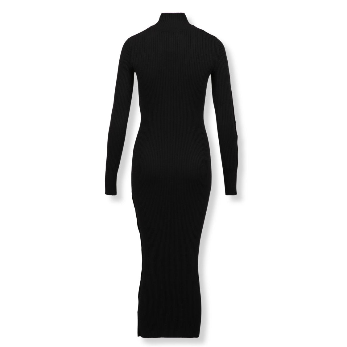 Courrèges Multi Snap Rib Knit Long Dress