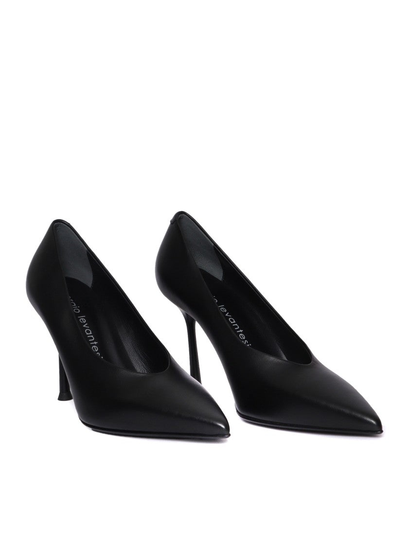 Sergio Levantesi Calf Black Pumps