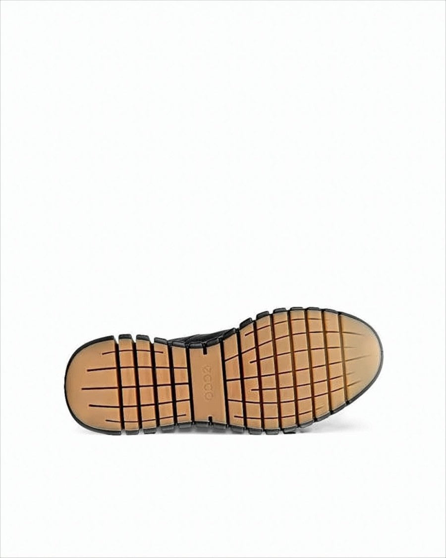 Ecco Textured Cowhide Leather Sneakers