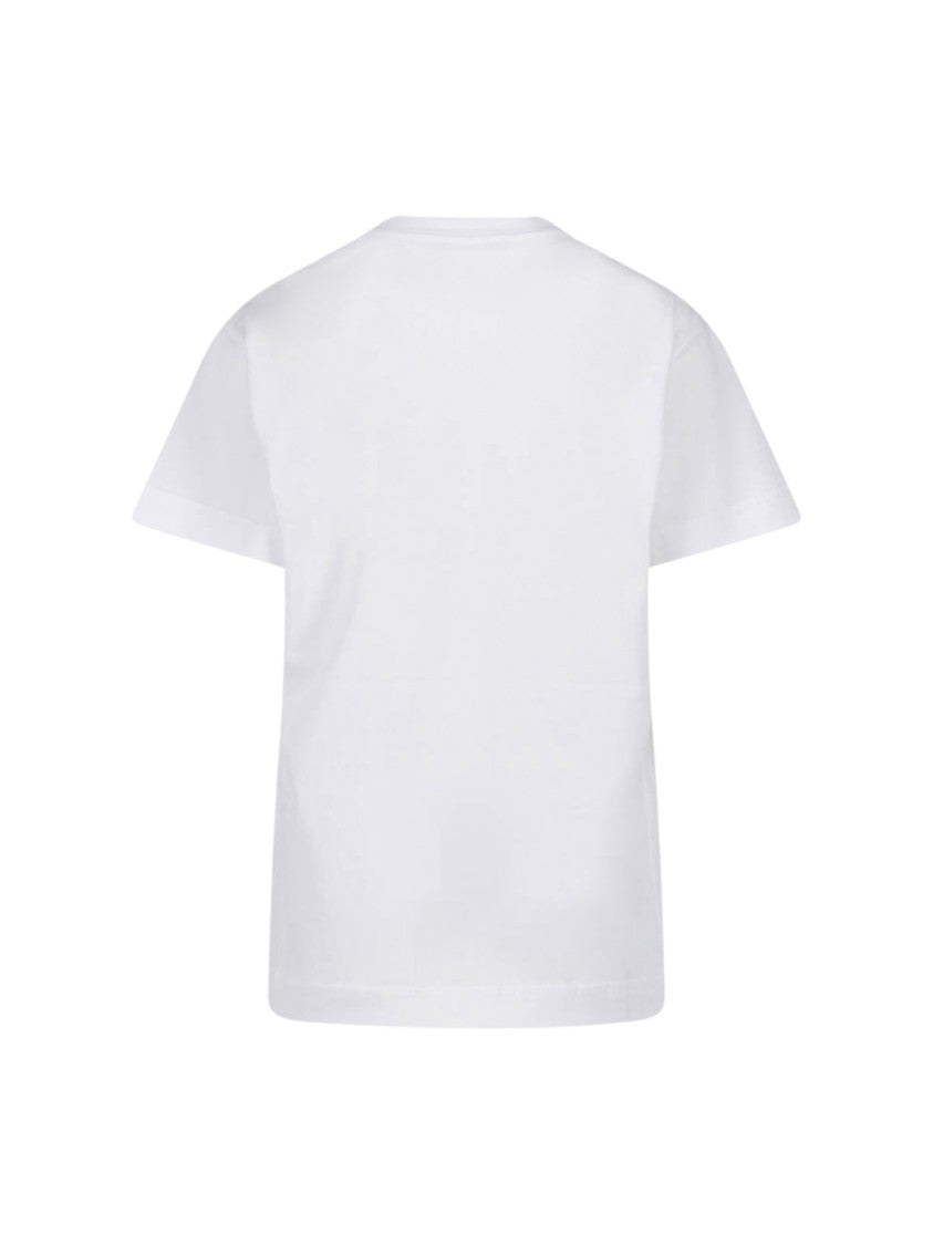 Givenchy Embroidered Logo Cotton T-Shirt With Ribbed Details