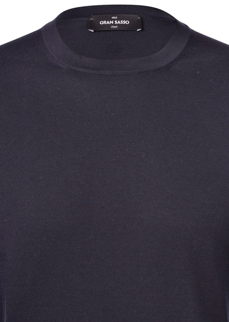 Gran Sasso Cotton Crewneck Straight Fit T Shirt