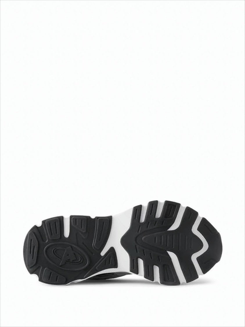 Axel Arigato Layered Grey And Black Sneakers With Chunky Sole