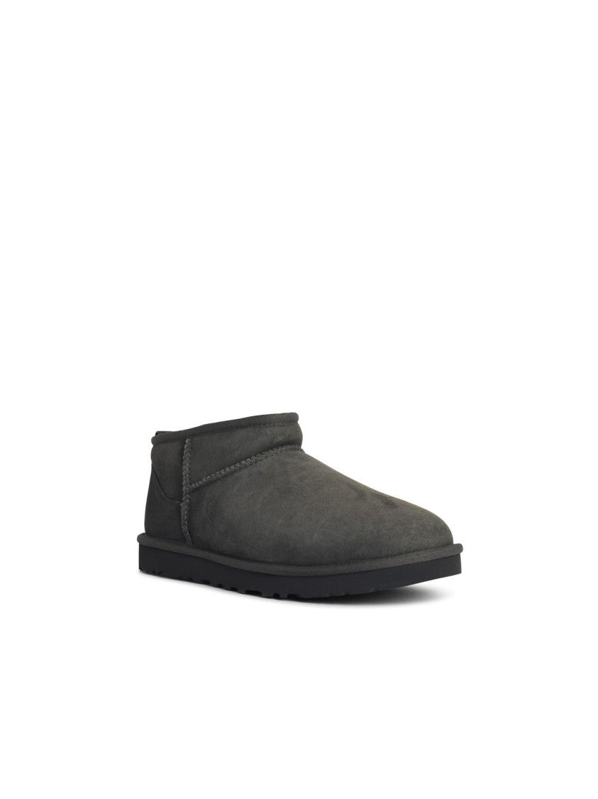 Ugg Classic Ultra Mini' Grey Suede Boots