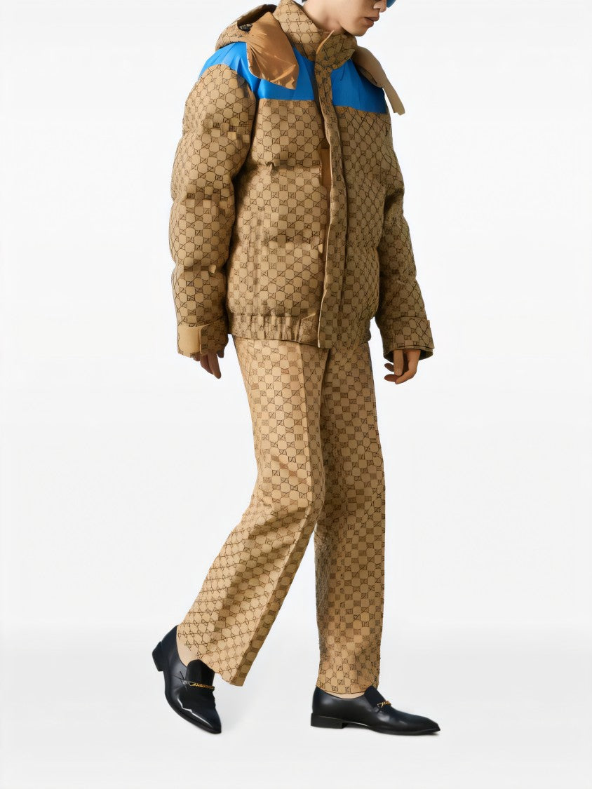 Gucci Geometric Patterned Padded Jacket