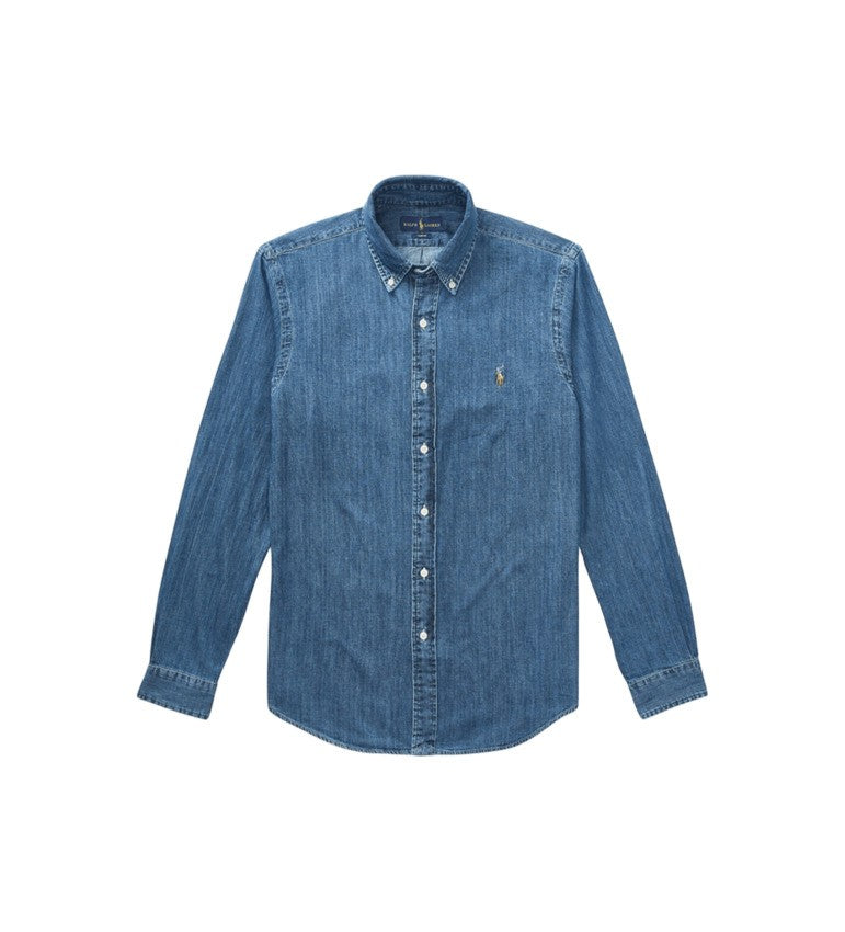 Polo Ralph Lauren Embroidered Pony Denim Shirt
