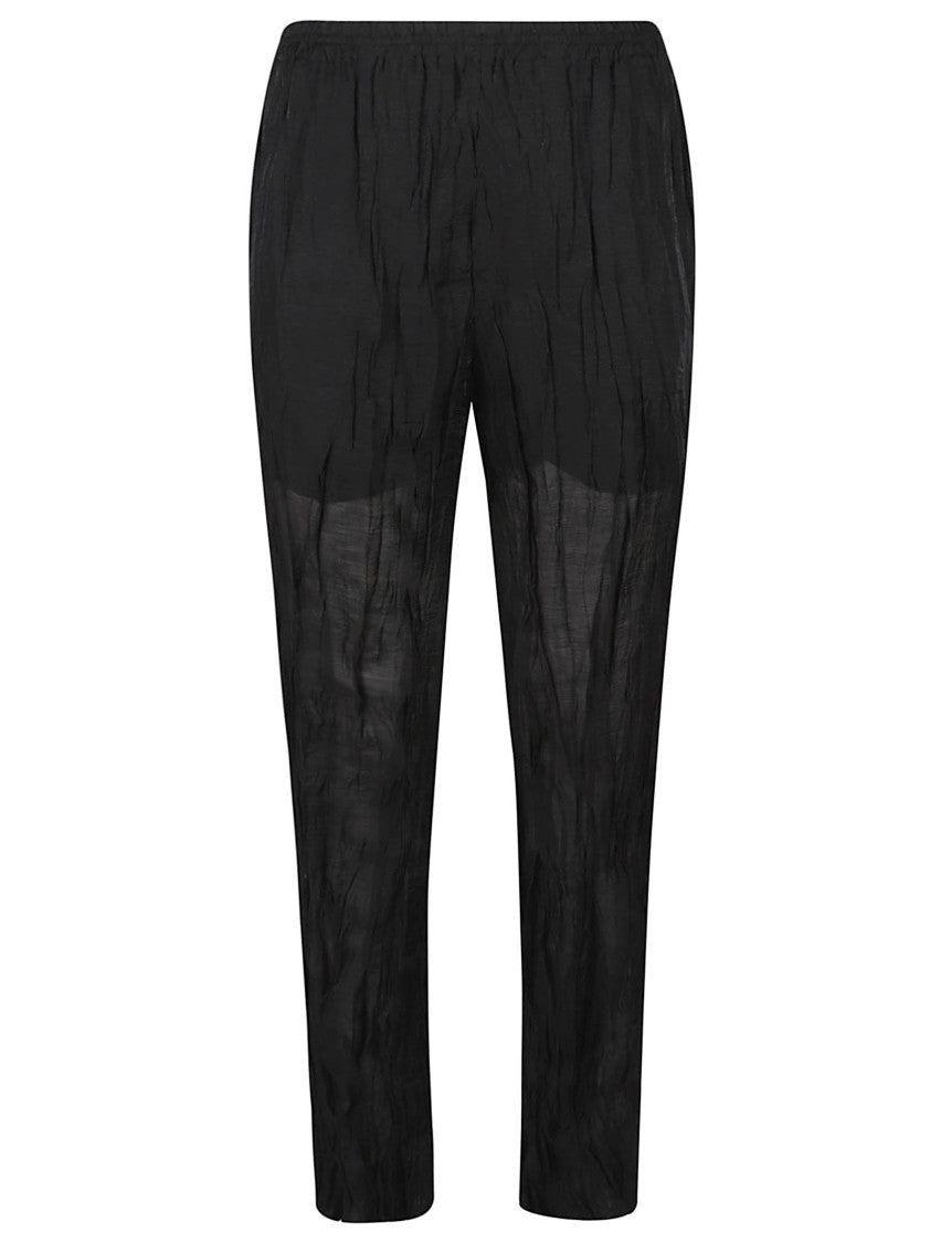 La Piscine Sheer Black Pants Set