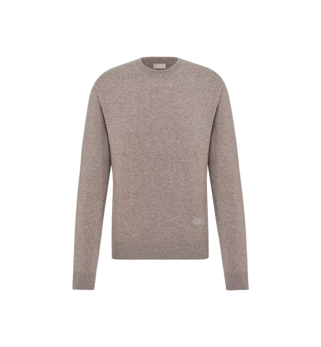 Christian Dior Crew Neck Minimalist Knit Top